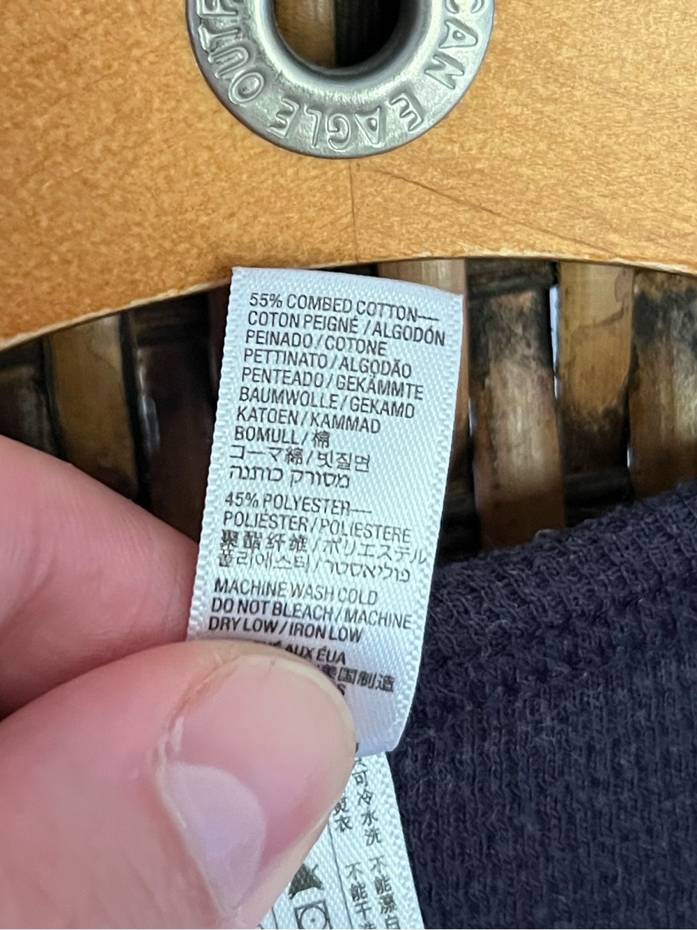 L American Apparel Cotton Blend Thermal Long Sleeve - Picture 4 of 5